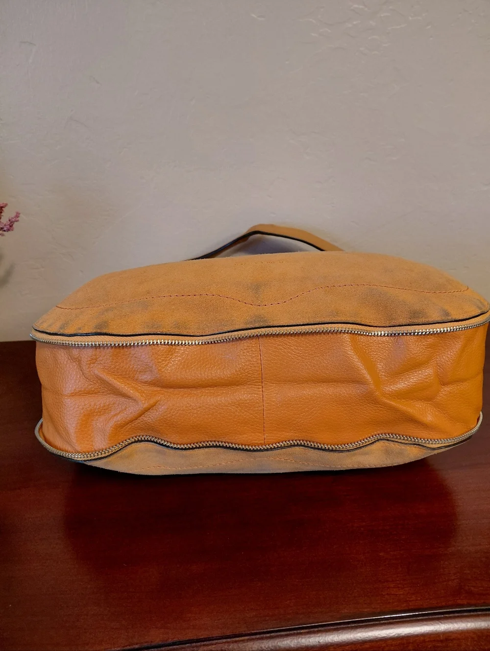 Rebecca Minkoff Suede & Leather Hobo Tote - Picture 6 of 13